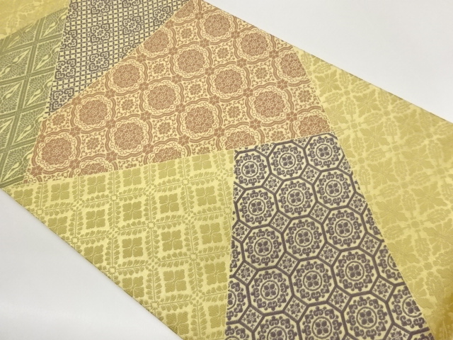 JAPANESE FUKURO OBI / WOVEN CRANES